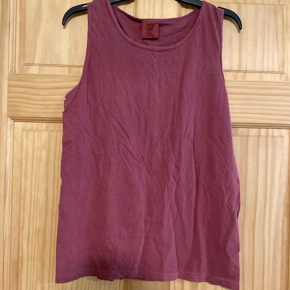 Comfort Colors Red Tank Top Relaxed Fit